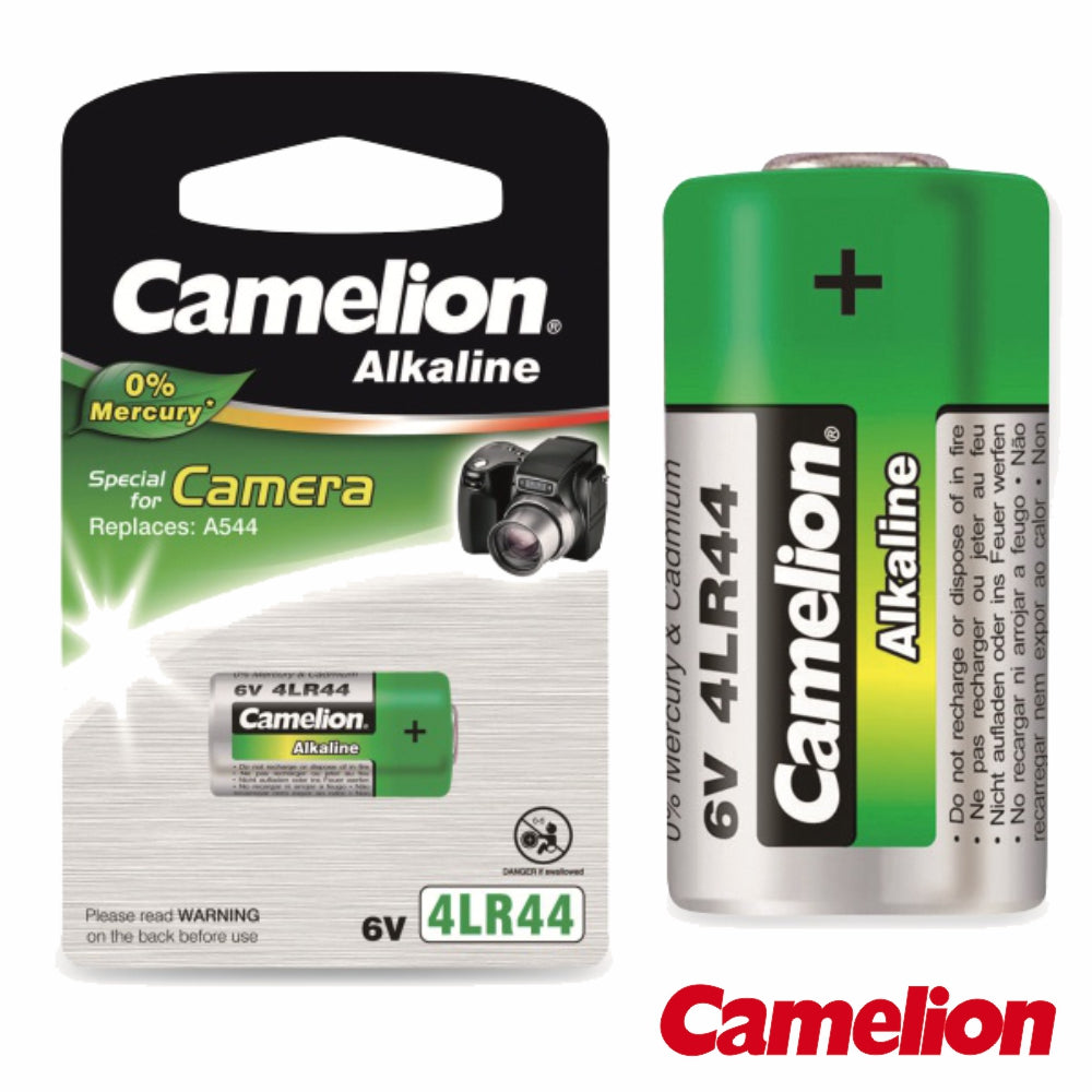 Pilha Alcalina 4Lr44 6V 165Ma Blister Camelion - Tauu.pt
