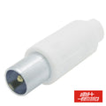 Ficha Coaxial Macho Tv Ø9,5Mm Plástico - Tauu,pt