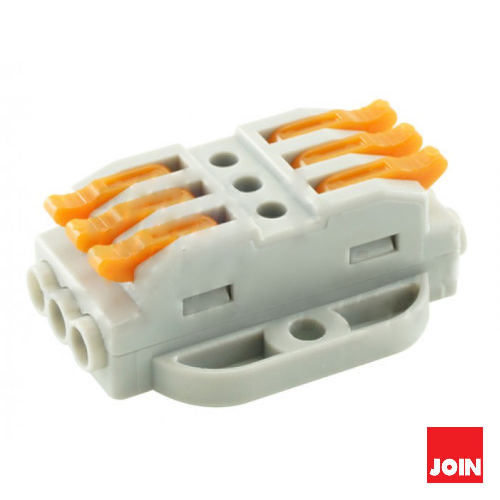 Ligador De Pressão 3 Condutores 0,08 - 4Mm² Join - Tauu,pt