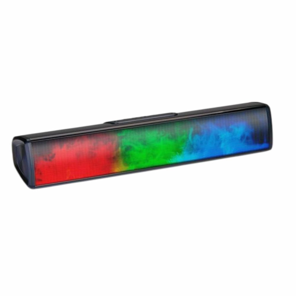 Barra De Som Bluetooth 5W Com Efeito De Chama Rgb Preto - Tauu,pt
