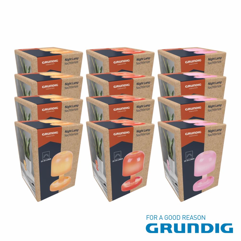 Candeeiro Decorativo 20-25Lumens Multicores 12X Grundig - Tauu.pt