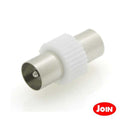 Ficha Adaptadora Coaxial Macho / Macho - Tauu,pt