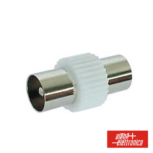 Ficha Adaptadora Coaxial Macho / Macho - Tauu.pt