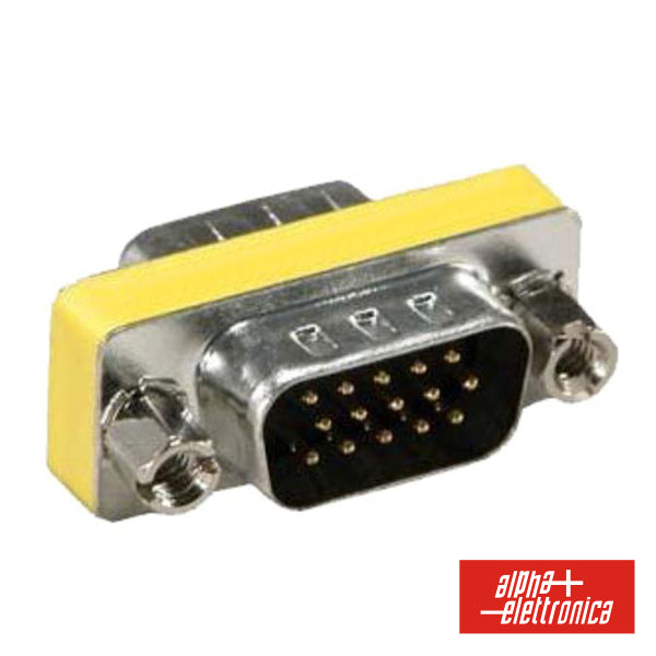 Ficha Adaptadora Vga 15P Hd Macho / Vga 15P Hd Macho - Tauu,pt