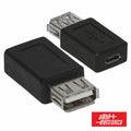 Ficha Adaptadora Usb-A Fêmea / Micro Usb Fêmea - Tauu,pt