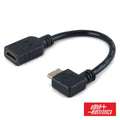 Ficha Adaptadora Hdmi Macho / Fêmea Angular 90º Vertical - Tauu,pt