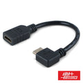 Ficha Adaptadora Hdmi Macho / Fêmea Angular 90º Vertical - Tauu.pt