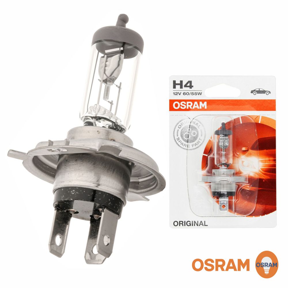 Lâmpada H4 55W 12V Halogéneo Osram - Tauu,pt