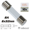 Fusível 6X32 Fusão Rápida 8A (10X) Velleman - Tauu,pt