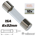 Fusível 6X32 Fusão Lenta 15A (10X) Velleman - Tauu,pt