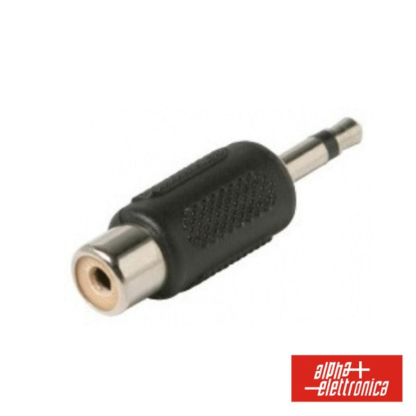 Ficha Adaptadora Jack 3.5Mm Macho Mono / Rca Fêmea - Tauu.pt