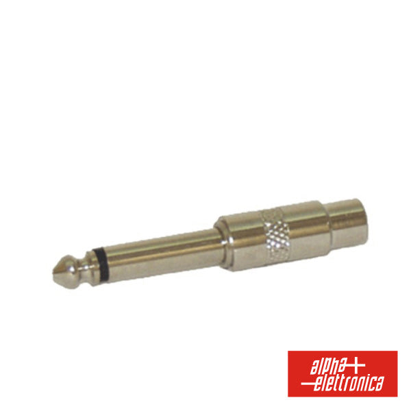 Ficha Adaptadora 6,3Mm Macho Mono/ Fêmea Rca - Tauu,pt