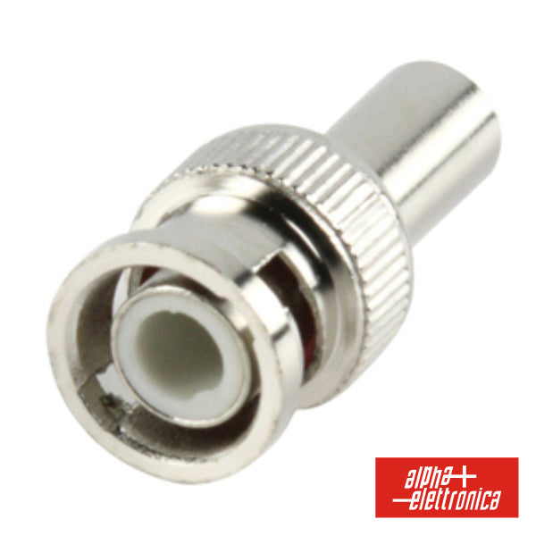 Ficha Bnc Profissional Macho P/Cravar Rg58/Rg141 Hq - Tauu,pt