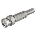 Ficha Bnc Macho C/ Proteção Prateada  Rg59 - Tauu.pt