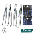 Conjunto De 4 Pinças Proskit - Tauu,pt