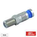 Ficha F Fêmea De Compressão P/ Cabo 6,1Mm Rg59 - Tauu,pt