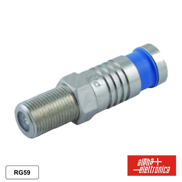 Ficha F Fêmea De Compressão P/ Cabo 6,1Mm Rg59 - Tauu,pt
