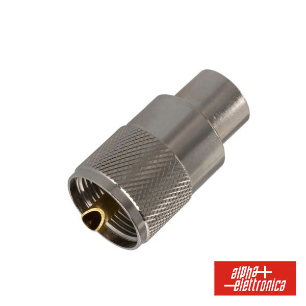 Ficha Uhf Macho P/ Soldar - Tauu,pt