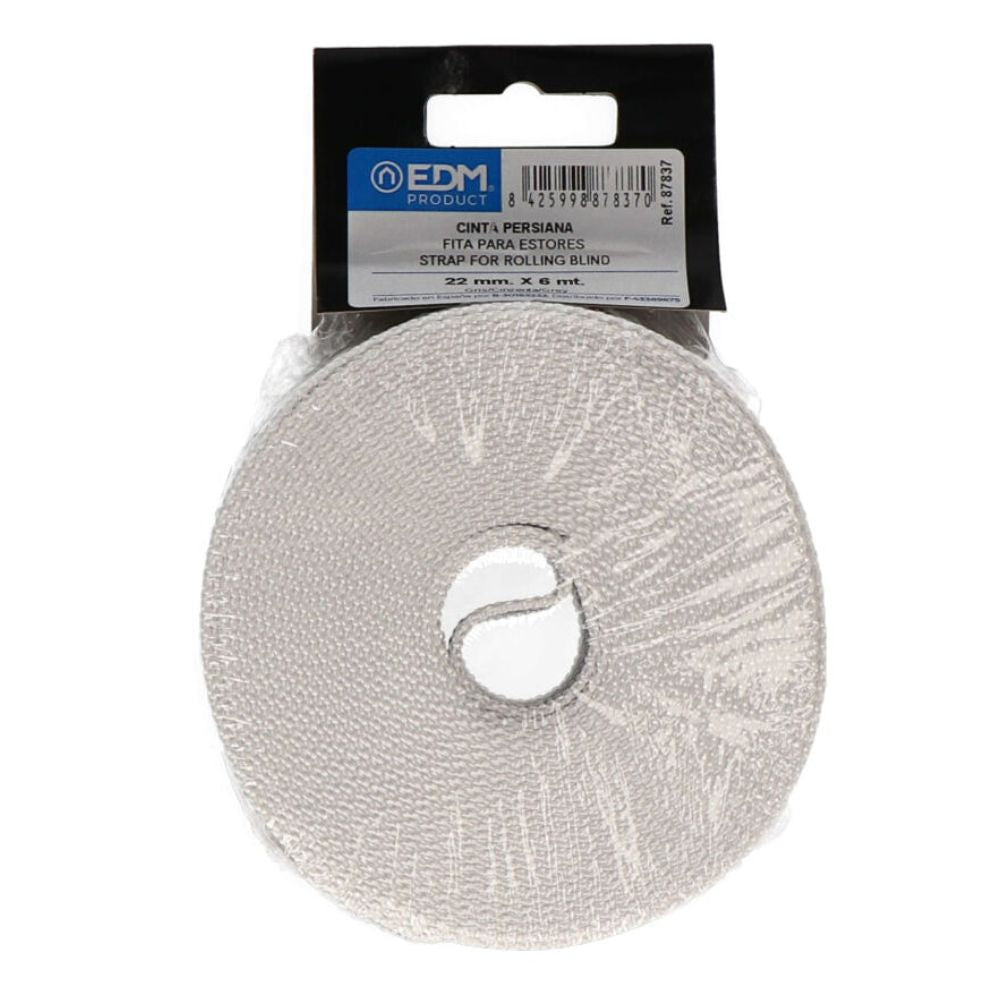Fita P/ Estores Cinza 6Mx22Mm - Tauu.pt