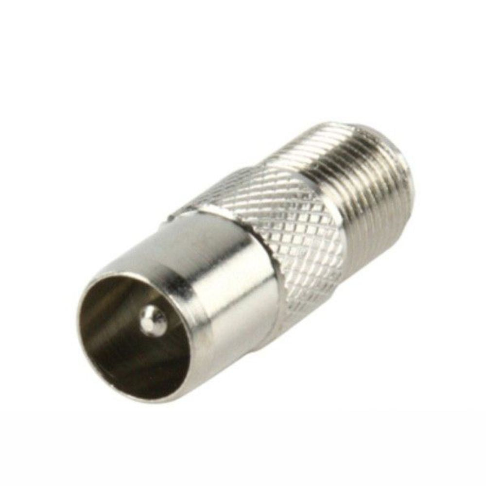 Ficha Adaptadora F Fêmea / Coaxial 9,5Mm Macho - Tauu,pt