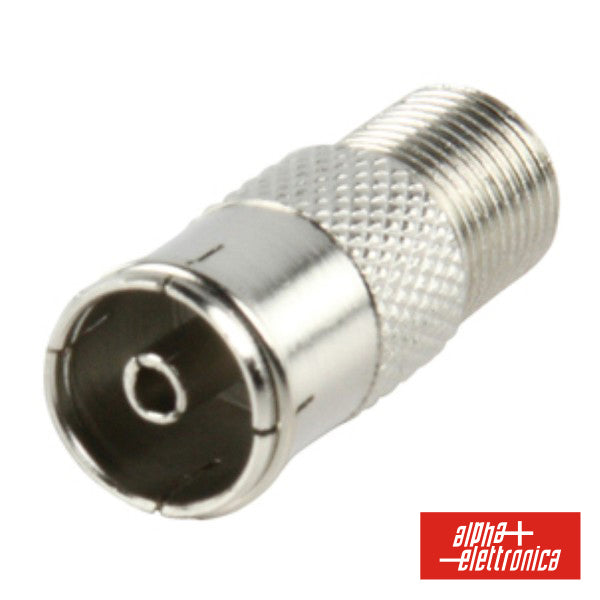 Ficha Adaptadora F Fêmea / Coaxial 9,5Mm Fêmea - Tauu,pt