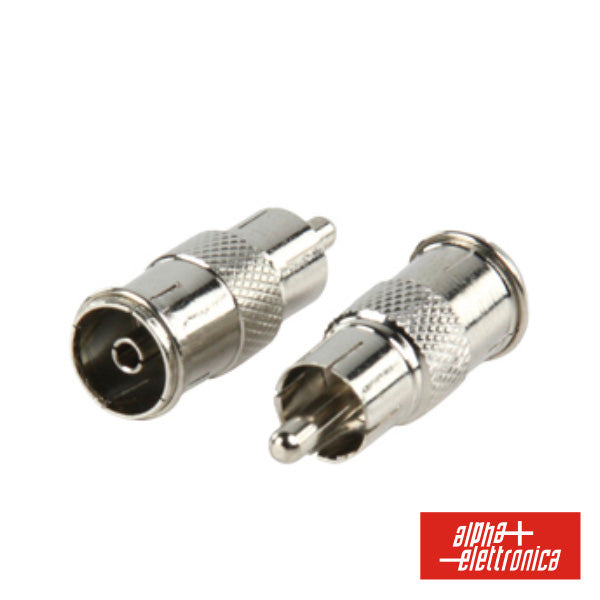 Ficha Adaptadora Rca Macho / Coaxial Fêmea - Tauu,pt