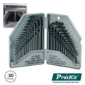 Conjunto De 30 Chaves Hexagonais Sae/M Proskit - Tauu.pt