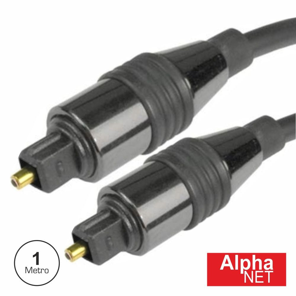 Cabo Fibra Óptica Toslink-Toslink 1M - Tauu.pt