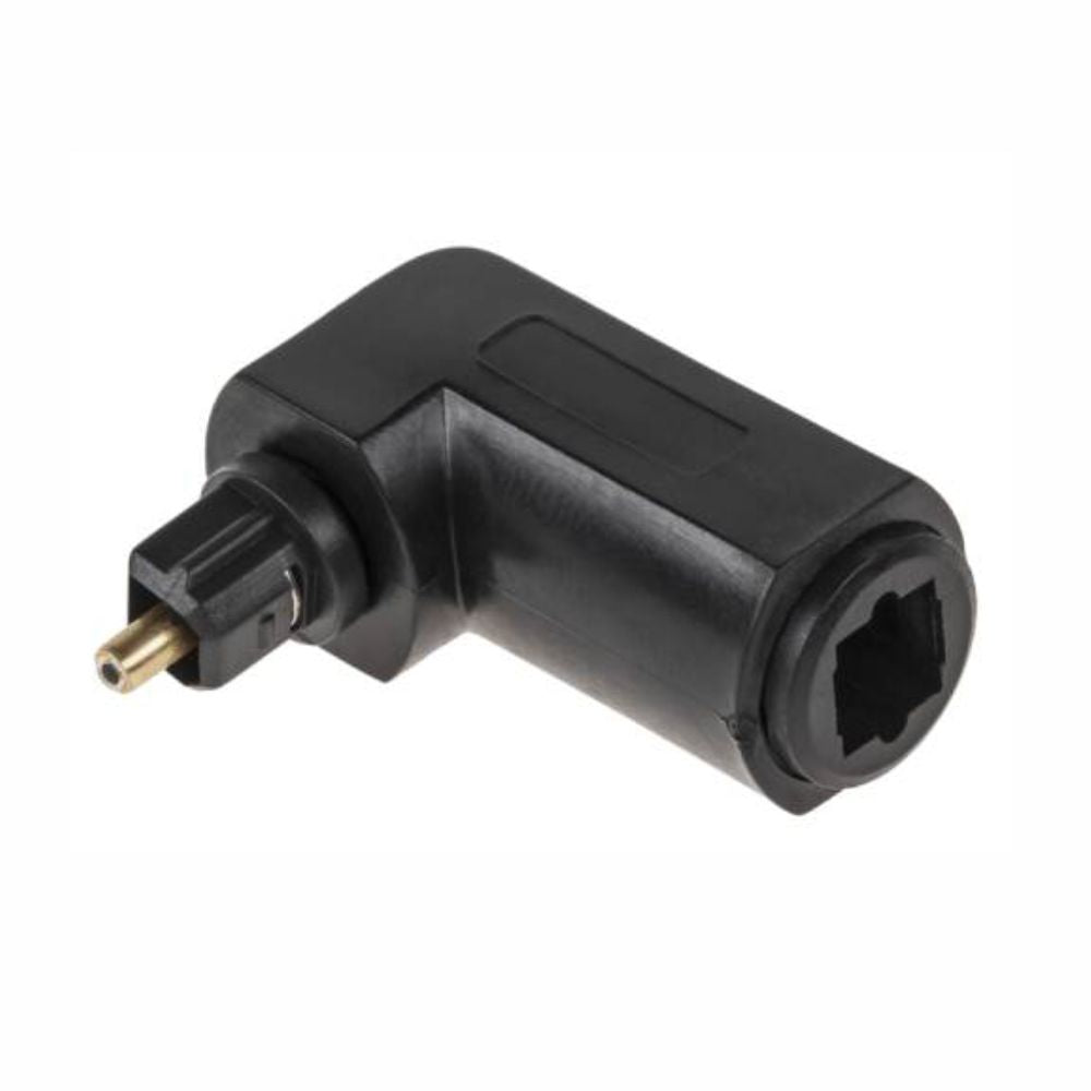 Ficha Adaptadora Toslink/Toslink 90º - Tauu,pt