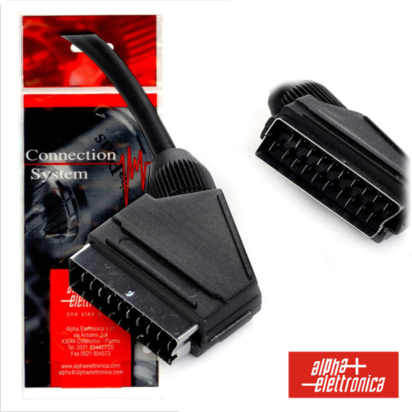 Cabo Scart Macho/Macho 21P 1,5M Polybag - Tauu,pt