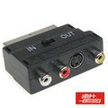 Ficha Adaptadora Scart 21P / 3Rca Svhs In/Out - Tauu,pt