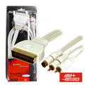 Cabo Silver Plus Svhs / 2Rca / Scart Macho 3M Blister - Tauu,pt