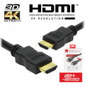 Cabo Hdmi Dourado Macho / Macho 2.2 4K Preto 3M Alpha - Tauu.pt