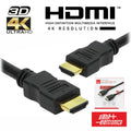 Cabo Hdmi Dourado Macho / Macho 2.2 4K Preto 10M Alpha - Tauu.pt