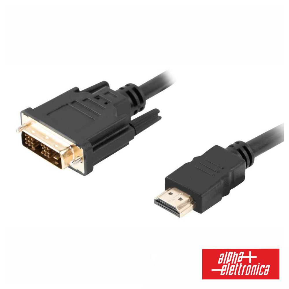 Cabo Hdmi Macho / Dvi-D Single Link Macho 1,8M Alpha - Tauu,pt