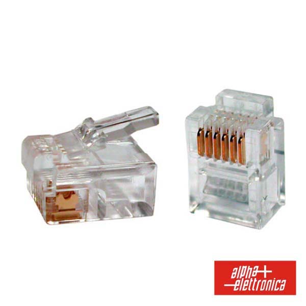 Ficha Telefone Rj12 Modular 6P6C - Tauu,pt