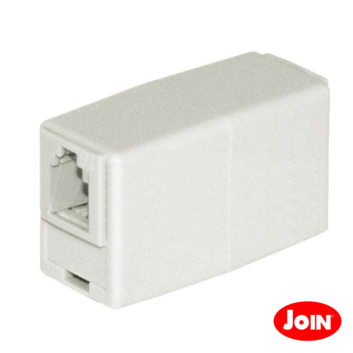 Adaptador De Telefone 6P4C 1Fêmea / 1Fêmea - Tauu.pt