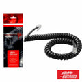 Cabo Telefone 4P4C Espiral Preto 5M Alpha - Tauu.pt