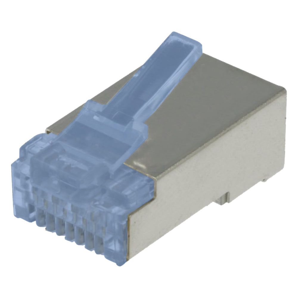 Ficha Rj45 Modelar 8P8C Cat6 Metálica - Tauu,pt
