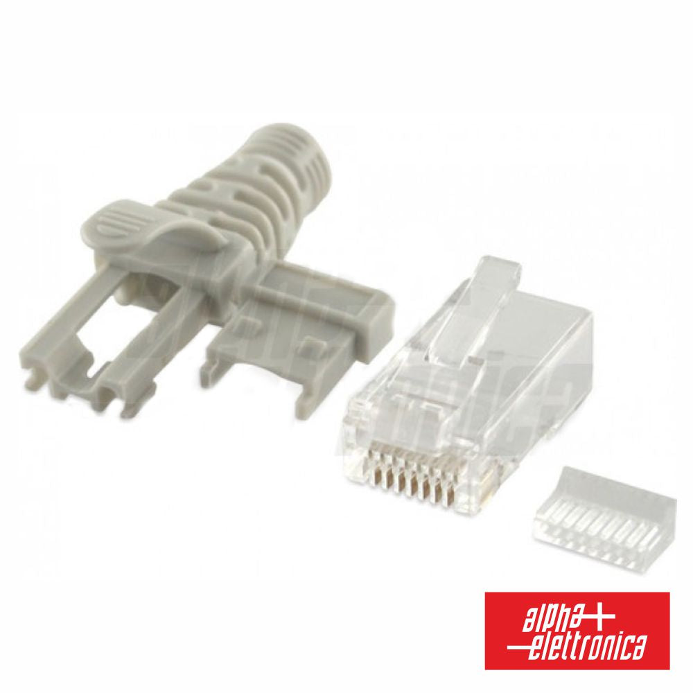 Ficha Rj45 Modelar 8P8C Cat6A C/ Capa - Tauu,pt