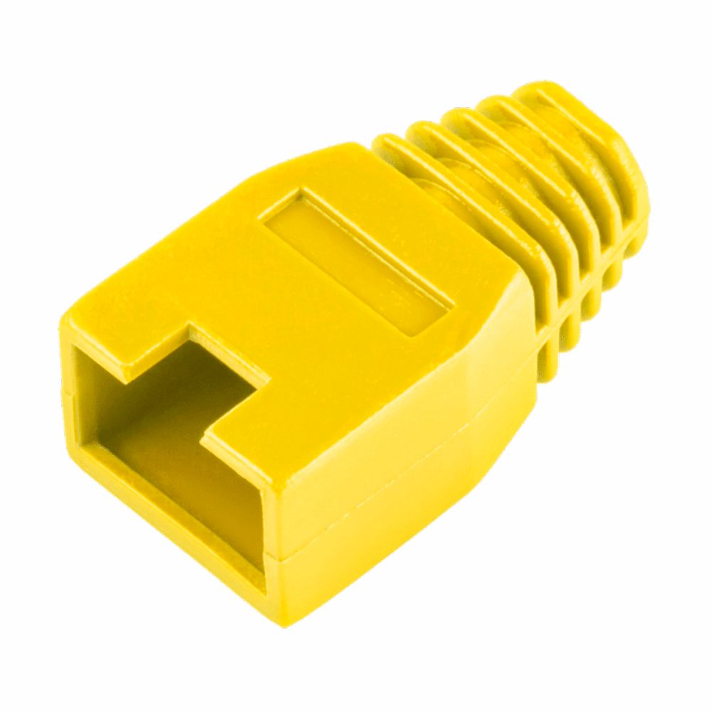 Capa Protectora P/ Conector Rj45 Amarelo - Tauu,pt