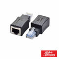 Ficha Adaptador Rj45 Macho P/ Rj45 Fêmea Alpha - Tauu.pt