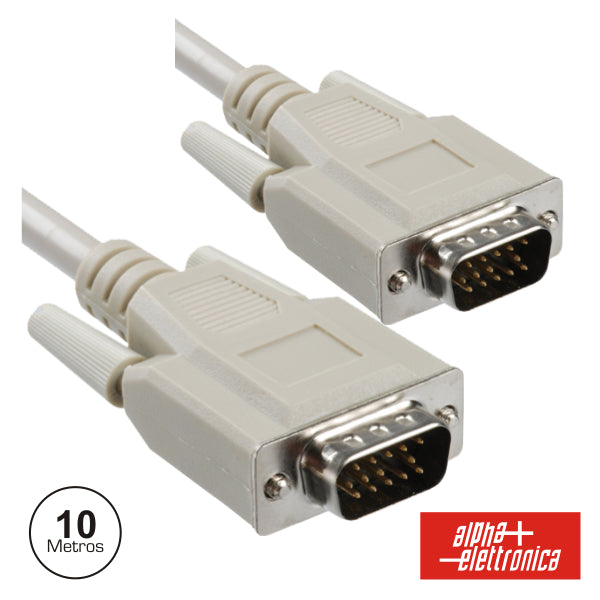 Cabo Vga Macho Hd 15P / Macho Hd 15P 10M Polybag - Tauu,pt