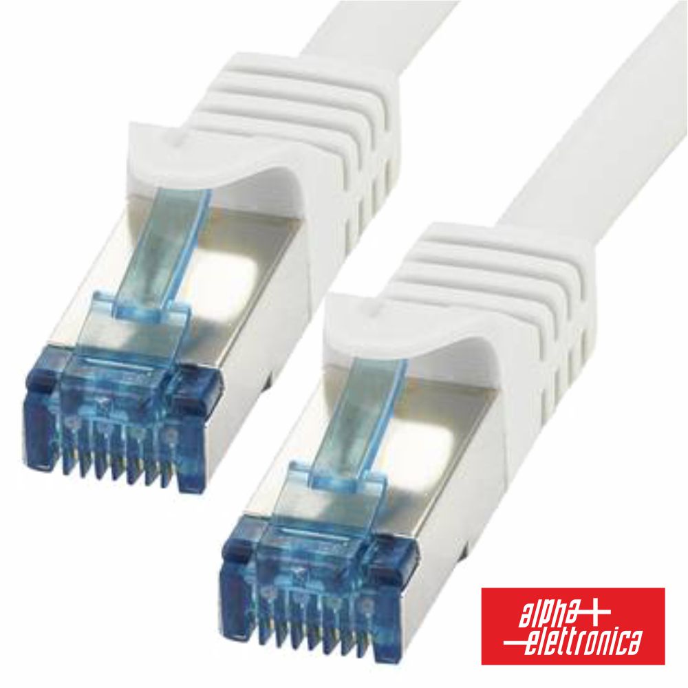 Cabo S/Ftp Cat6A Lszh Cobre Puro 2M Branco - Tauu,pt