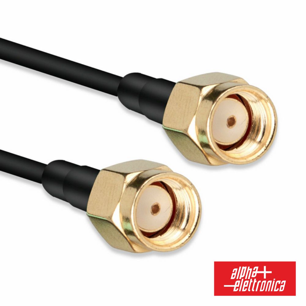 Cabo De Antena Sma Macho - Sma Macho 5M Preto - Tauu,pt