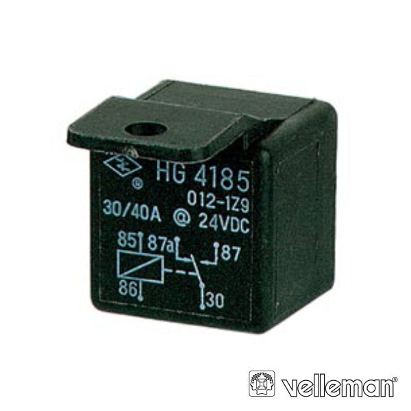 Relé 24Vdc Inversor Unipolar 30A/24V - Tauu.pt