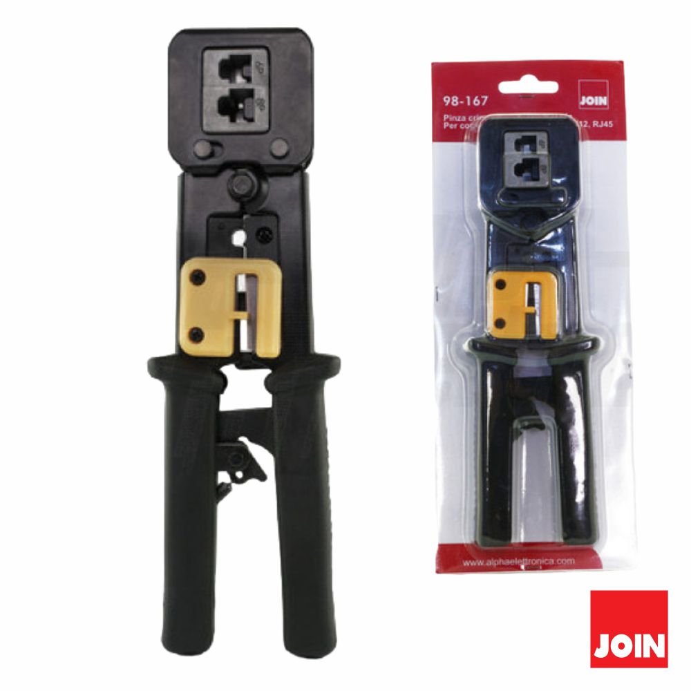 Alicate De Cravar Rj11/Rj12/Rj45 Alpha - Tauu.pt