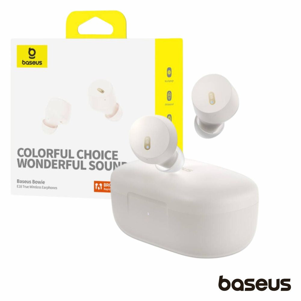 Auriculares Earbuds Tws Bluetooth Bowie E18 Branco Baseus - Tauu,pt
