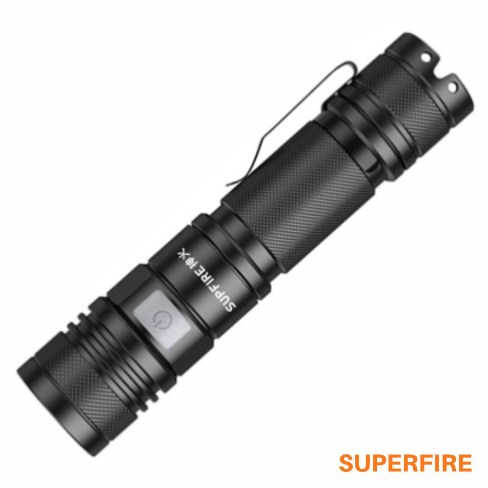 Lanterna 15W 1500Lm Zoom Ip44 Superfire - Tauu.pt