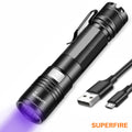 Lanterna Uv 395Nm Superfire - Tauu,pt